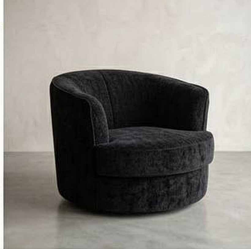 Designsessel in Schwarz